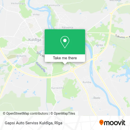 Gapsi Auto Serviss Kuldīga map