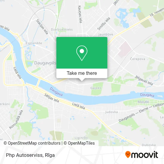 Php Autoserviss map