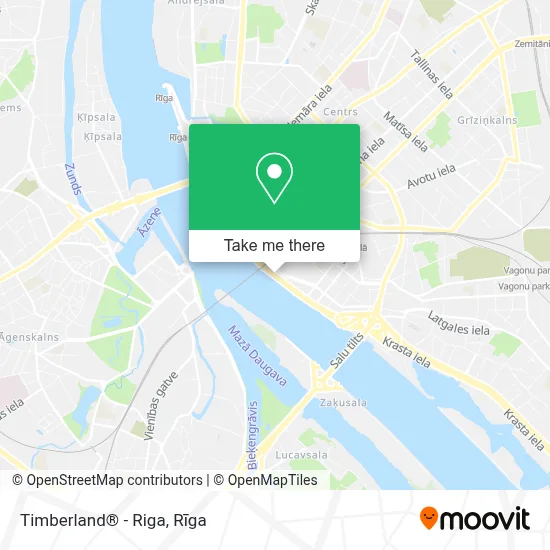 Timberland® - Riga map