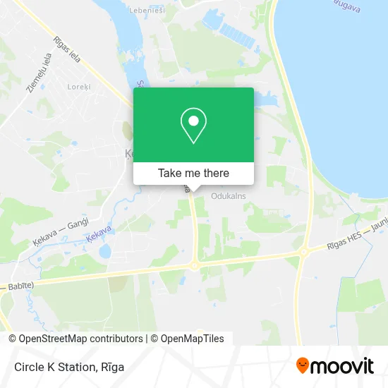 Circle K Station map