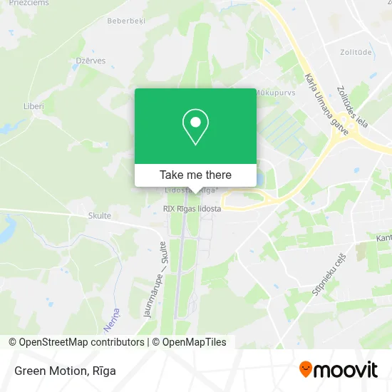 Green Motion map