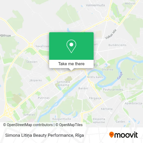 Simona Litiņa Beauty Performance map