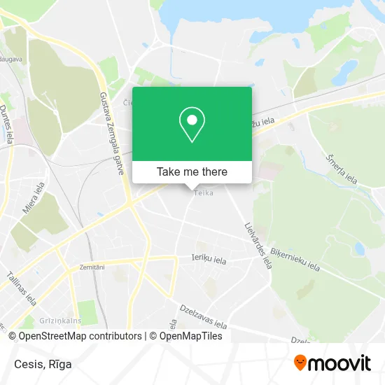 Cesis map