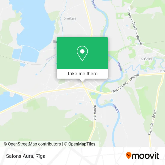 Salons Aura map