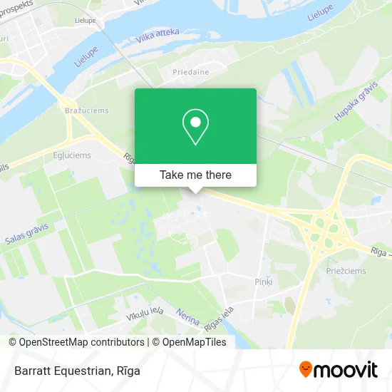 Barratt Equestrian map