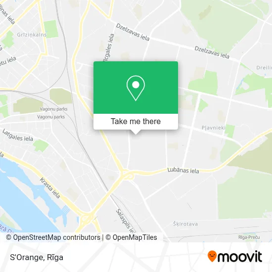 S'Orange map