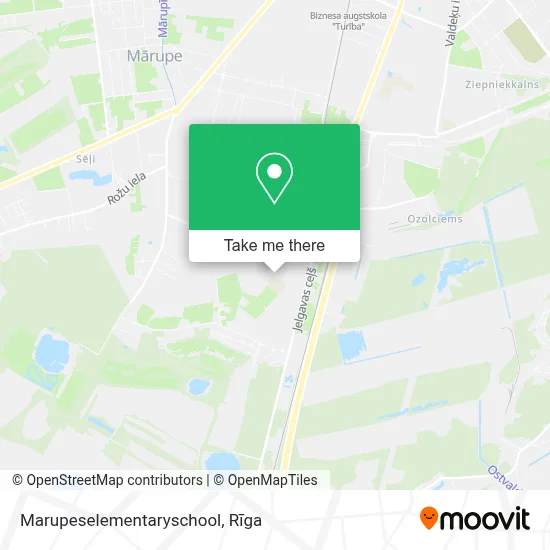Marupeselementaryschool map