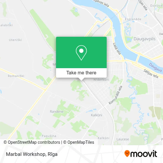 Marbal Workshop map
