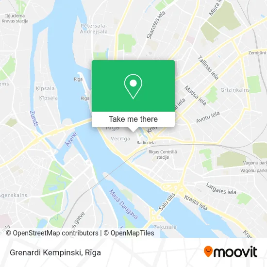 Grenardi Kempinski map