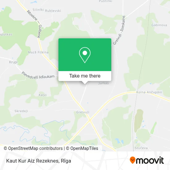 Kaut Kur Aiz Rezeknes map