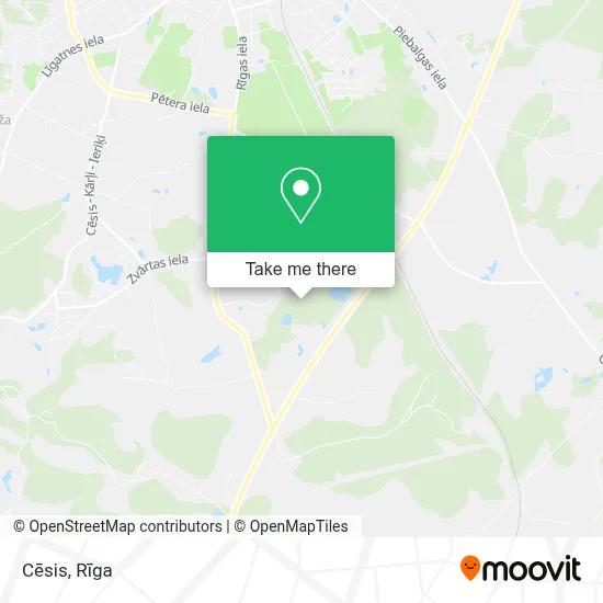 Cēsis map