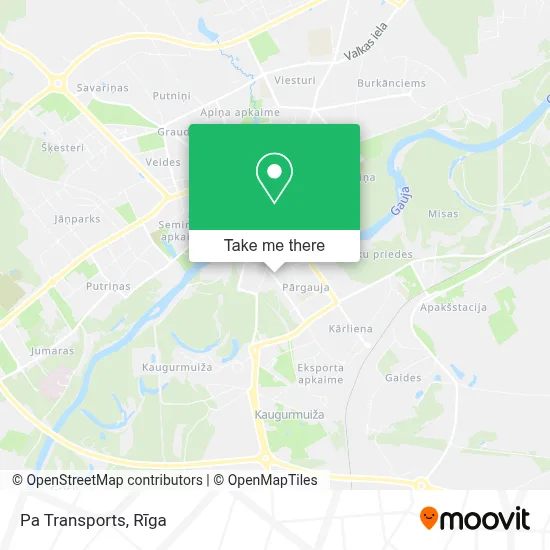 Pa Transports map