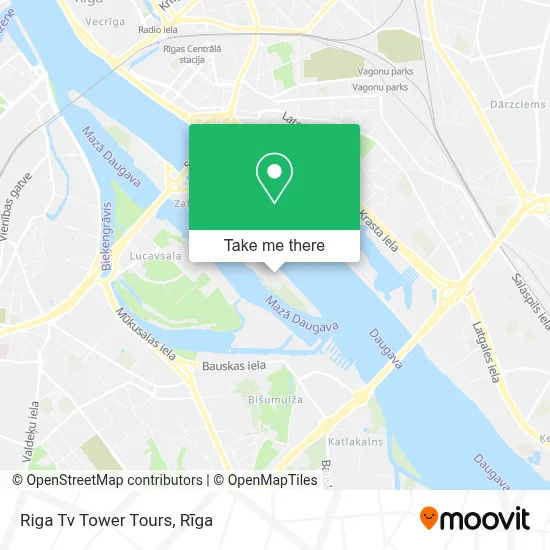 Riga Tv Tower Tours map