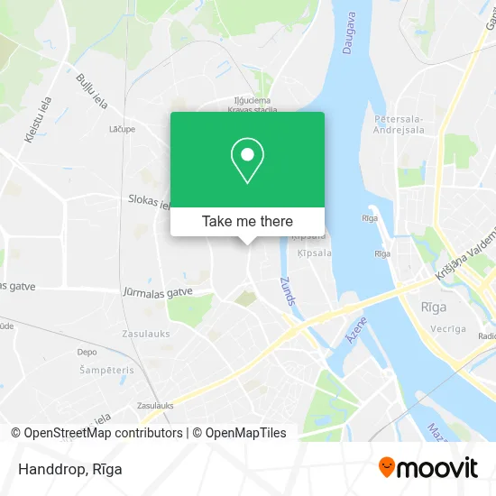 Handdrop map
