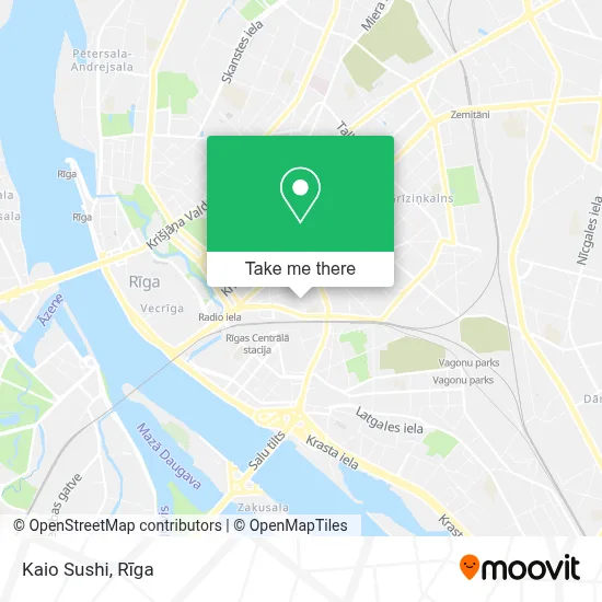 Kaio Sushi map