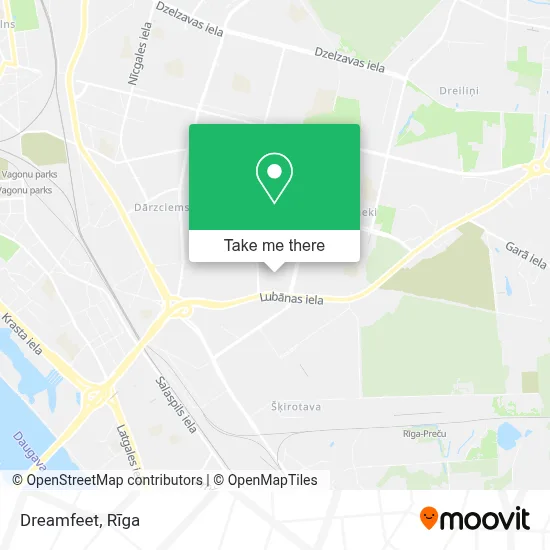 Dreamfeet map