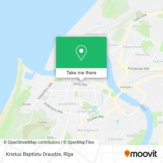 Kristus Baptistu Draudze map