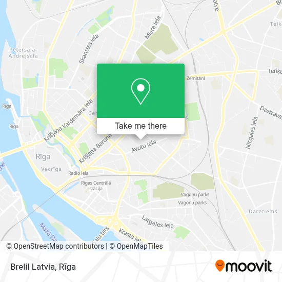 Brelil Latvia map