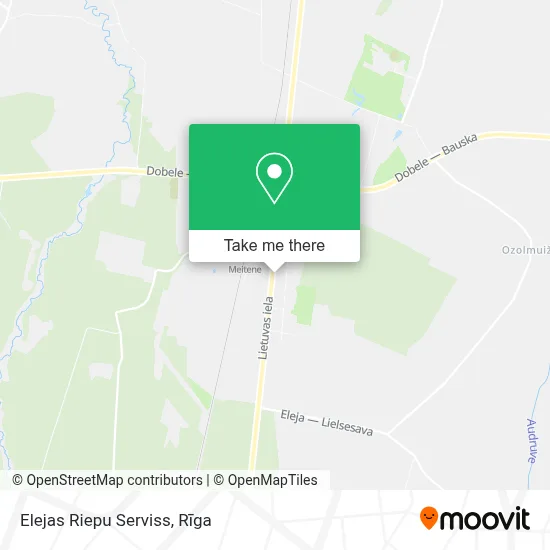 Elejas Riepu Serviss map