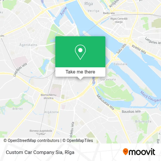 Custom Car Company Sia map
