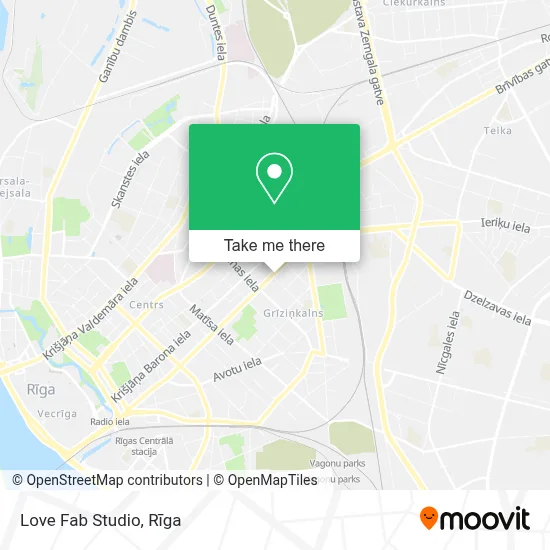 Love Fab Studio map