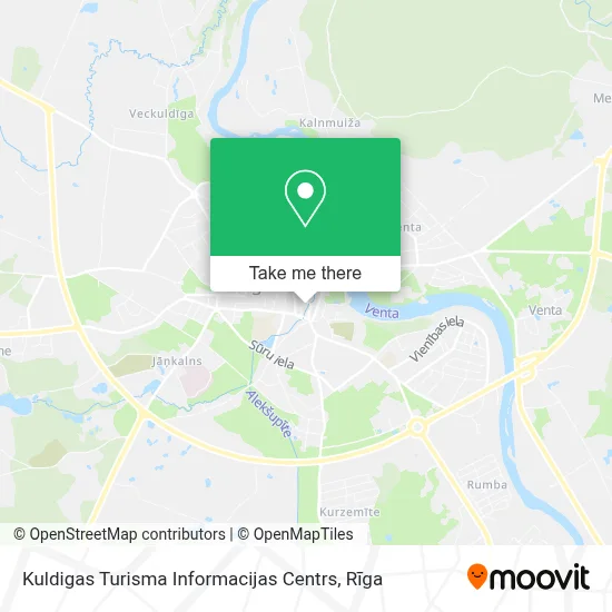Kuldigas Turisma Informacijas Centrs map