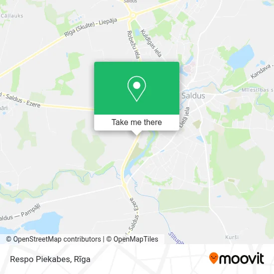 Respo Piekabes map
