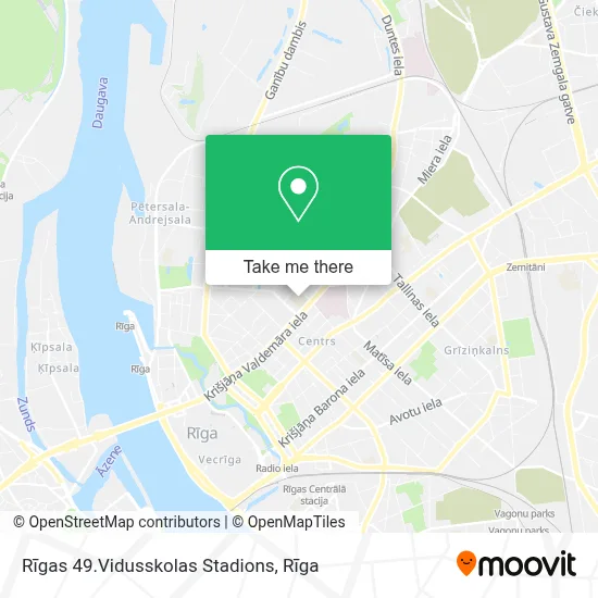 Rīgas 49.Vidusskolas Stadions map
