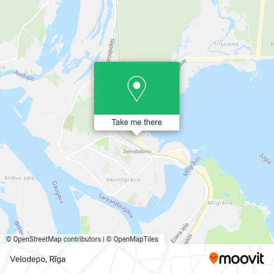 Velodepo map