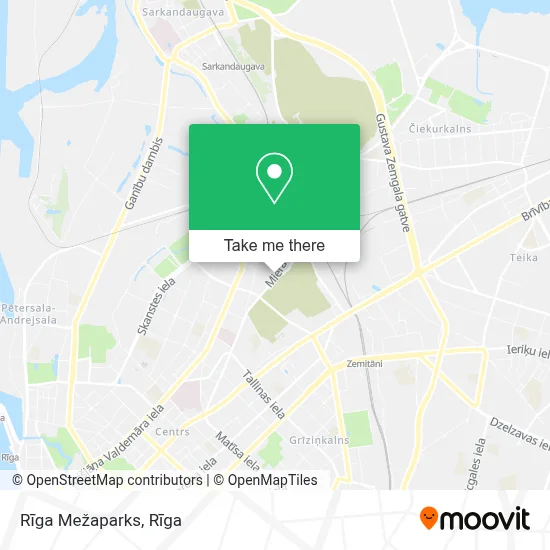 Rīga Mežaparks map