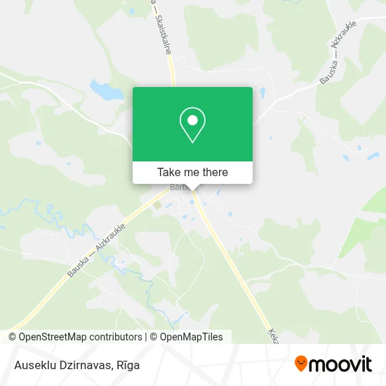 Auseklu Dzirnavas map