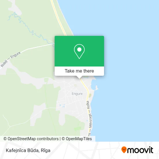 Kafejnīca Būda map