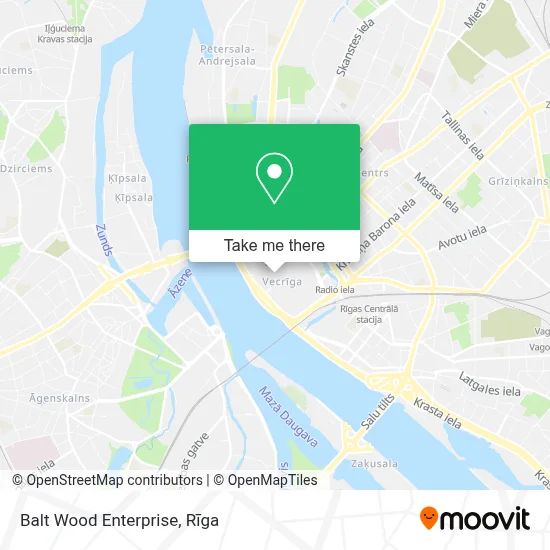 Balt Wood Enterprise map