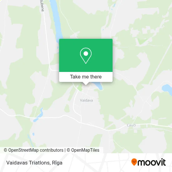 Vaidavas Triatlons map