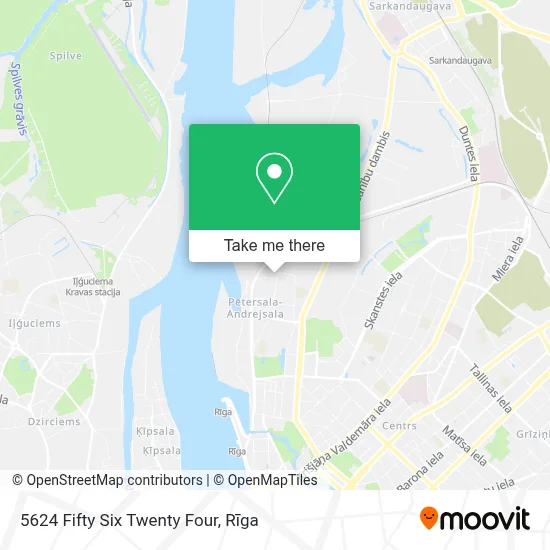 5624 Fifty Six Twenty Four map