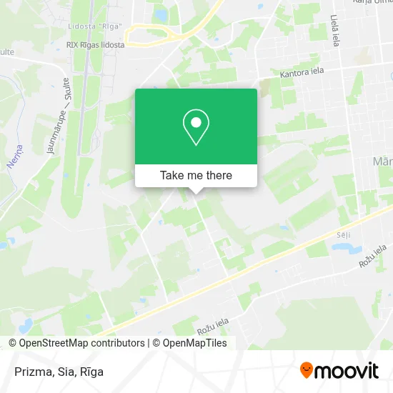 Prizma, Sia map