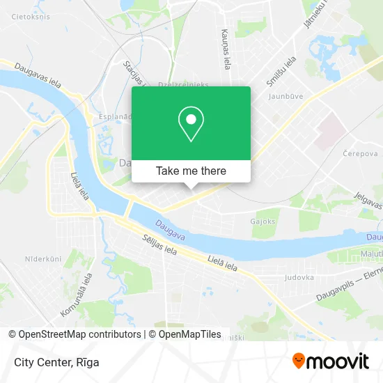 City Center map