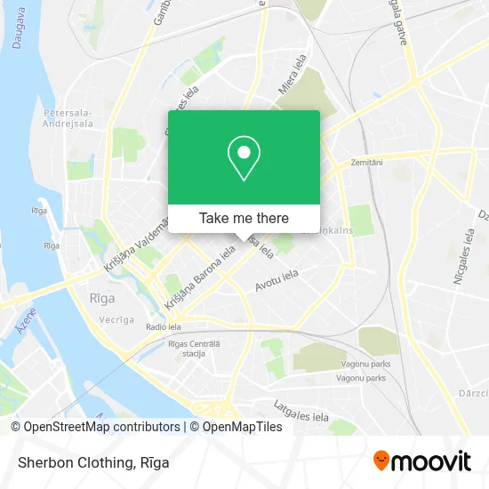 Sherbon Clothing map