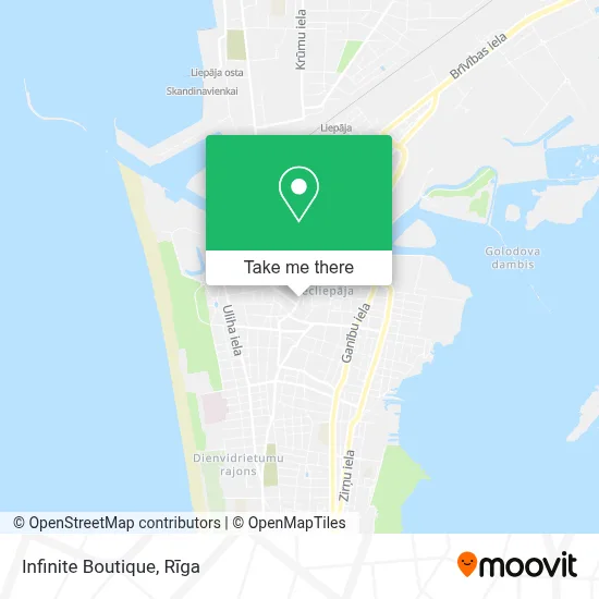 Infinito Boutique map