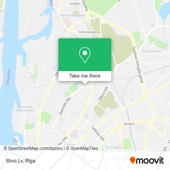 Bino.Lv map