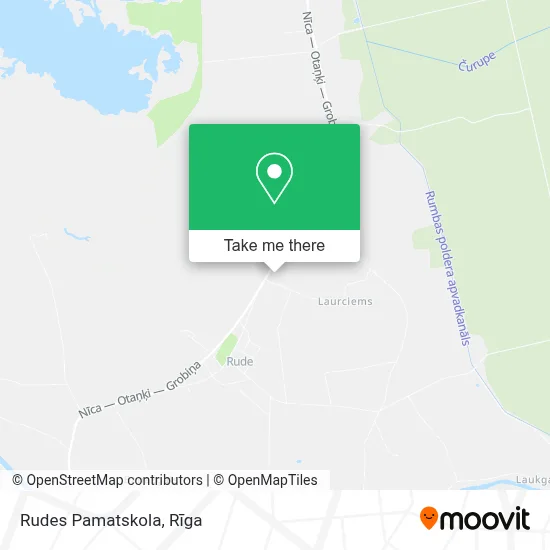 Rudes Pamatskola map