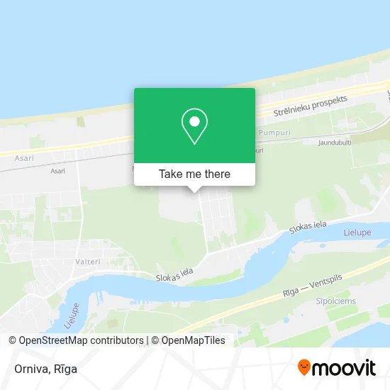 Orniva map