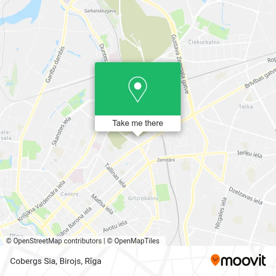 Cobergs Sia, Birojs map