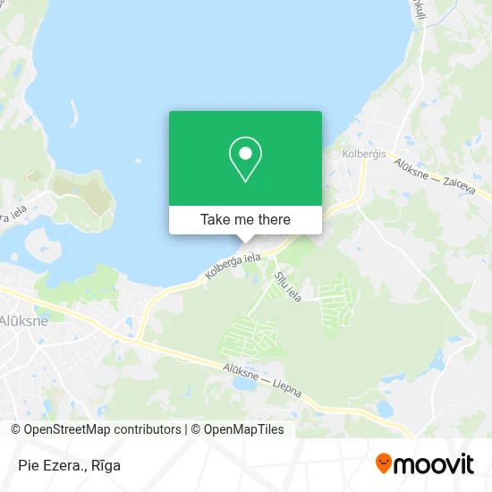 Pie Ezera. map