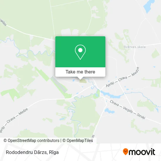 Rododendru Dārzs map