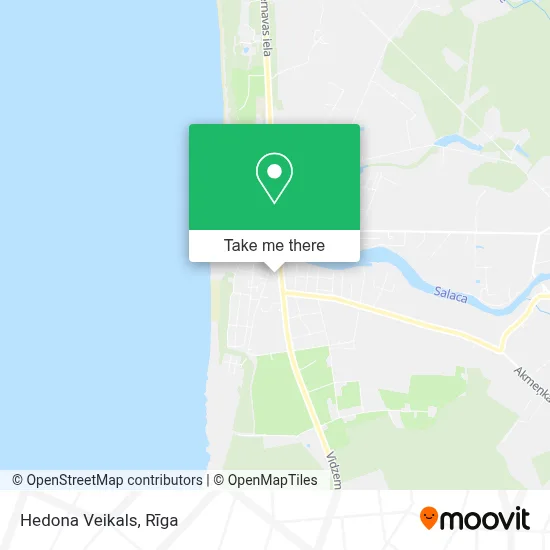 Hedona Veikals map