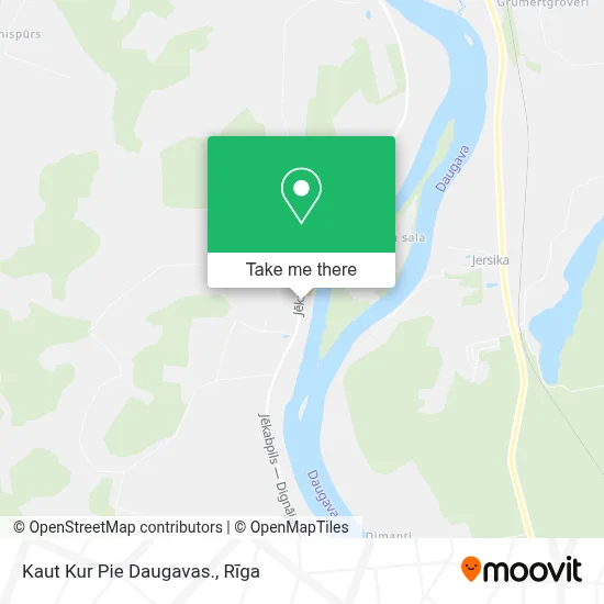 Kaut Kur Pie Daugavas. map