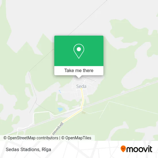 Sedas Stadions map