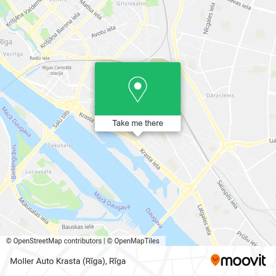 Moller Auto Krasta (Rīga) map