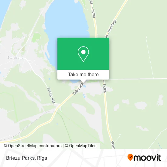 Briezu Parks map